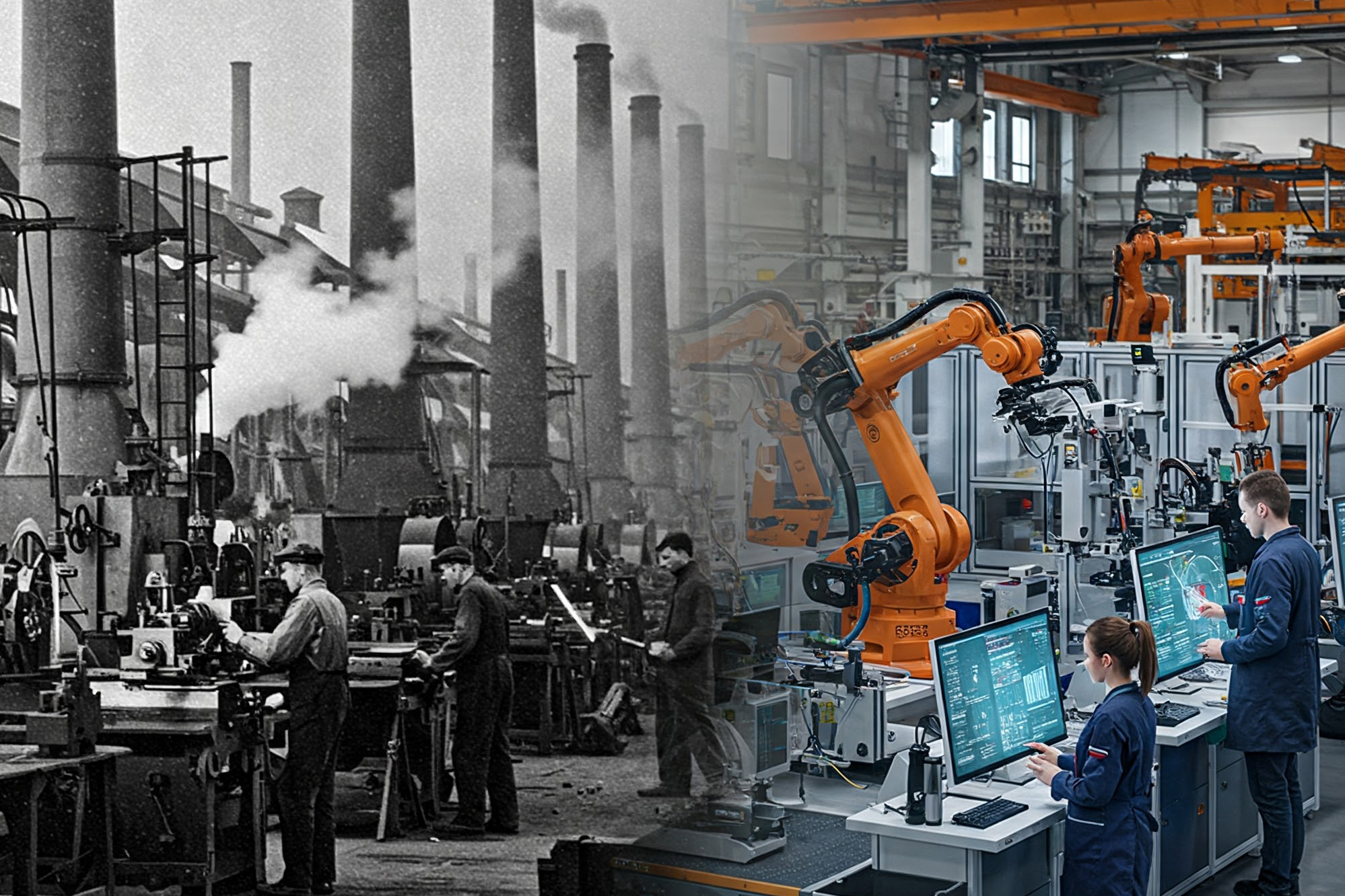 انقلاب دیجیتال در کارخانه‌های قدیمی: چگونه تحول دیجیتال رقابت‌پذیری را احیا می‌کند؟