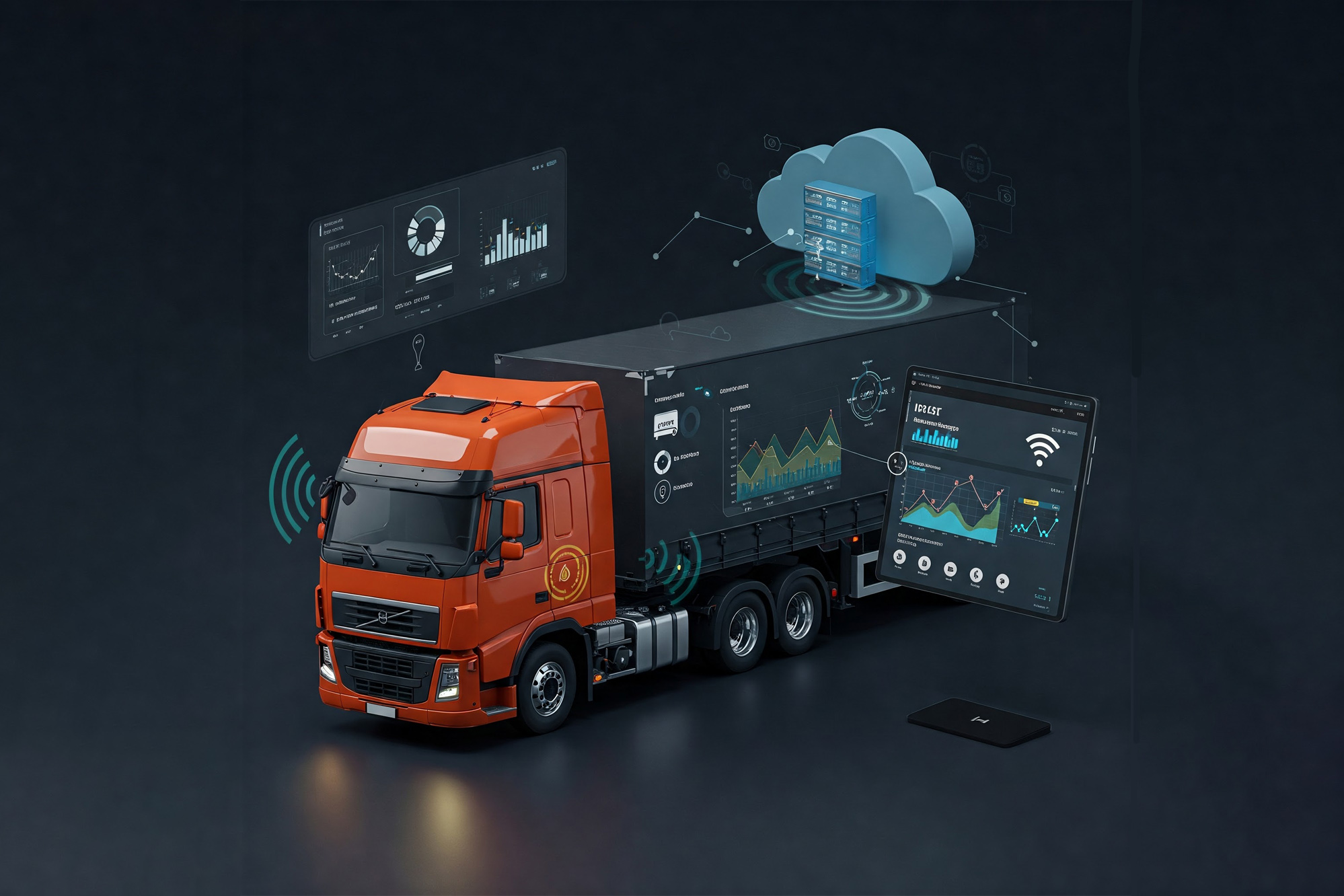 نظارت هوشمند ترافیک کامیون‌ها با اینترنت اشیا (IoT)