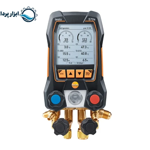 کیت منیفولد دیجیتال با شیر 4 راهه تستو testo 570s